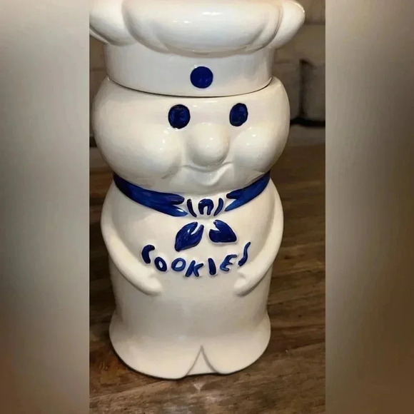 SALE~~Vintage 1973 Pillsbury Doughboy 11” Cookie Jar Collectible “Cookies” - Picture 4 of 10